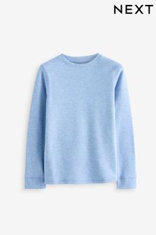 ブルー / ネイビー - Thermal Long Sleeve Tops 2 Pack (2-16yrs) (Q55697) | ￥2,920 - ￥4,080