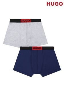 HUGO Blue Boxers 2 Pack (Q55840) | $69