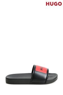 Hugo 黑色標誌拖鞋 (Q55862) | NT$1,910 - NT$2,150