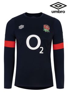Umbro Blue England Contact Training Rugby Long Sleeve Jersey (Q55909) | €100