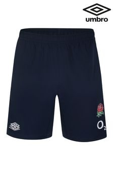 Umbro Blue Navy England Knit Rugby Shorts (Q55925) | $51