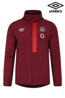 Red - Umbro England Rugby Hooded Jacket (Q55954) | kr1 190