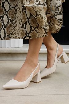 Ladies cream heels online