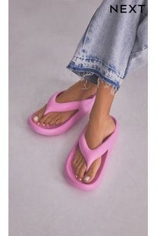Pink self. Chunky Flip Flops (Q57155) | AED72