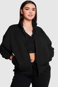 Victoria's Secret PINK Pure Black Fleece Jacket (Q57314) | €52