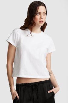 Victoria's Secret PINK Optic White Short Sleeve Dreamer T-Shirt (Q57361) | €22.50