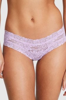 Victoria's Secret PINK Pastel Lilac Purple Lace Cheeky Knickers (Q57399) | €12