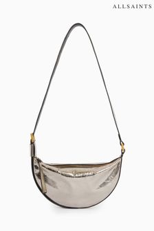 AllSaints Silver Half Moon Xbody Bag (Q59693) | $230