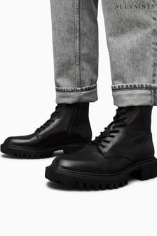AllSaints Black Vaughan Boots (Q59720) | $316