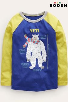 Boden Blue Yeti Graphic Educational T-Shirt (Q59808) | €26 - €29