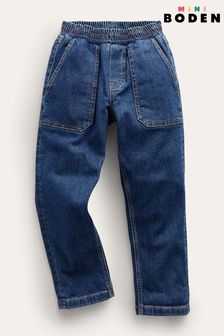 Boden Pull-On Denim Jeans