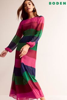 Boden Pink Colourblock Maxi Dress (Q59832) | 567 zł