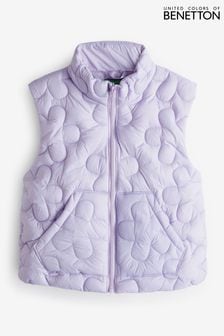 Benetton Girls Purple Gilet Jacket (Q59920) | KRW85,400