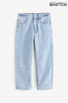 Benetton Girls Light Blue Denim Jeans (Q59937) | 255 SAR