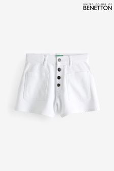 Benetton Girls Cream Shorts (Q59938) | $45