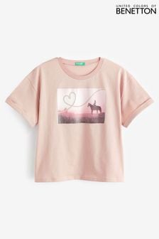 Benetton Pink T-Shirt (Q59942) | BGN 52