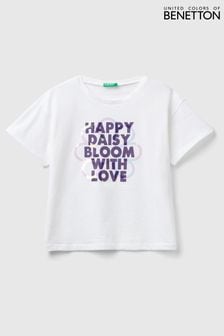 Weiß - Benetton Mädchen T-Shirt (Q59944) | 28 €