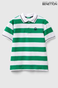 Benetton Boys Green Polo Shirt (Q60046) | $37