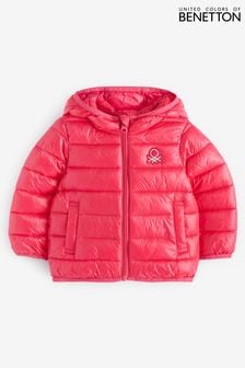 Chaqueta rosa para niñas de Benetton (Q60070) | 57 €