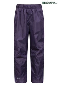 Mountain Warehouse Purple Kids Spray Waterproof Trousers (Q60390) | 223 QAR