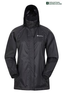 Mountain Warehouse Black Womens Pakka Waterproof Jacket (Q60399) | €64