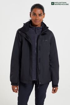 Mountain Warehouse Black Storm 3 in 1 Waterproof Jacket (Q60400) | kr1,454