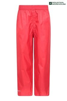 Mountain Warehouse Red Kids Pakka Waterproof Over Trousers (Q60406) | €36