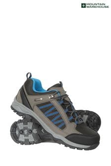 Mountain Warehouse Grey Mens Path Waterproof Walking Shoes (Q60423) | Kč1,705