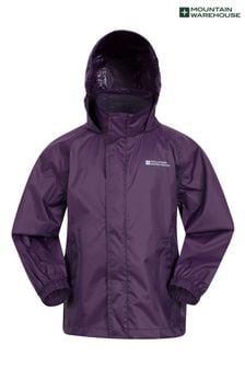 Mountain Warehouse Purple Kids Pakka Waterproof Jacket (Q60431) | $35