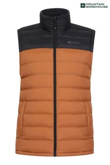 Mountain Warehouse Gold Mens Seasons II Water Resistant Padded Gilet (Q60434) | SGD 77