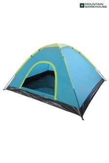 Mountain Warehouse Dark Black Camping Summit 250 Square Sleeping Tent (Q60659) | $142