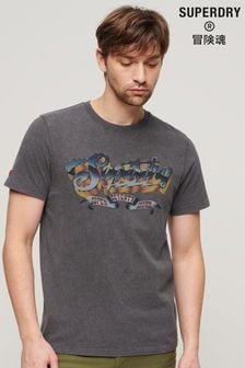 Superdry Grey Rock Graphic Band T-Shirt (Q60741) | SGD 58