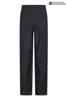 Mountain Warehouse Black Downpour Mens Waterproof Trousers - Short Length (Q60745) | €60