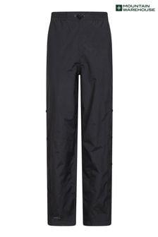 Mountain Warehouse Black Mens Downpour Waterproof Trousers (Q60752) | €60