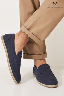 Crew Clothing Canvas Espadrille Loafers