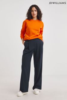 Jd Williams Orange Ribbed Detail Sweater (Q61196) | 165 zł