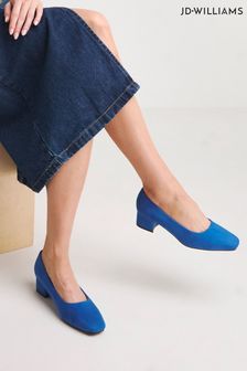 Jd Williams Court Blue Shoes In Extra Wide Fit (Q61202) | 167 LEI