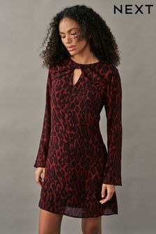 Tall Red Animal Print Partywear Dresses Next Luxembourg