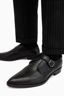 AllSaints Black Keith Monk Shoes (Q61695) | €215