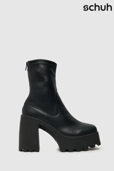 Schuh Alvise 襪子厚底黑色靴子 (Q63202) | NT$2,570