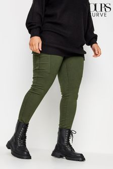 Yours Curve Green Cargo Grace Jeans (Q63332) | €38