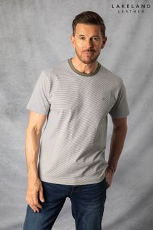 Lakeland Clothing Grey Striped T-Shirt (Q63382) | 124 QAR