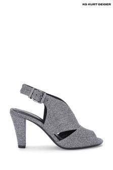 KG Kurt Geiger Grey Faith Pewter Sandals (Q63474) | €187