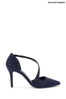 KG Kurt Geiger Blue Aubrey Bling Shoes (Q63483) | kr2 360