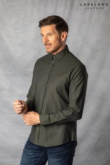 Lakeland Clothing 綠色 Max 棉牛津襯衫 (Q63489) | NT$2,100