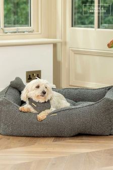 Lords and Labradors Grey Bouclé Box Dog Bed (Q63552) | ￥21,140 - ￥32,590