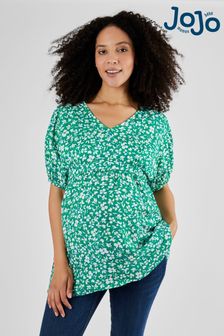 JoJo Maman Bébé Green Maternity & Nursing Blouse (Q63608) | €57