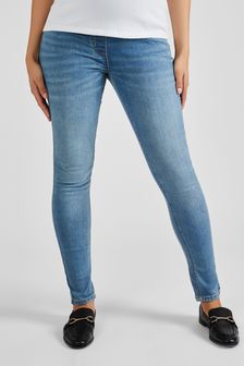 Hellblaue Waschung - JoJo Maman Bébé Umstandsmode Jeans in Super Skinny Fit (Q63610) | 63 €