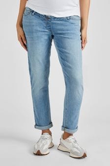 Hellblaue Waschung - Jojo Maman Bébé Mom-Jeans (Umstandsmode) (Q63613) | 67 €