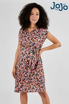 彩色花朵 - Jojo Maman Bébé孕婦裝附綁帶恤衫裙 (Q63647) | NT$2,310